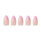 Pink Macaron Press-On Nails | Pink French Tip