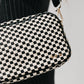 Woven Checkered Bag