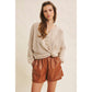 Textured Dolman Sweater