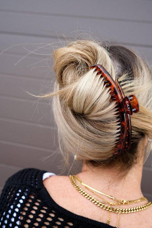 Kaxi Hair Clip I Dark Tortoise