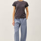 Charcoal Blue Basic Tee