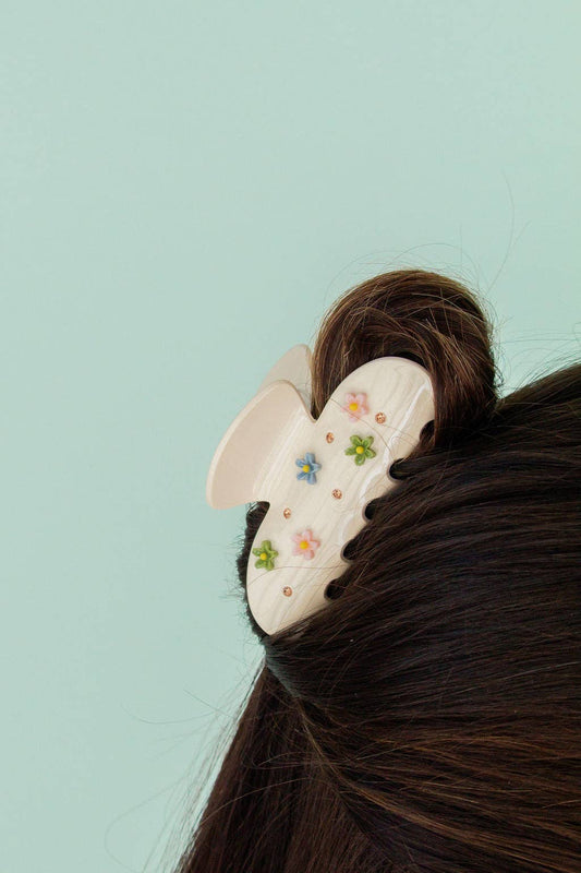 Fresh Cut Flower Claw Clip