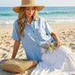 Easy Denim Button Up