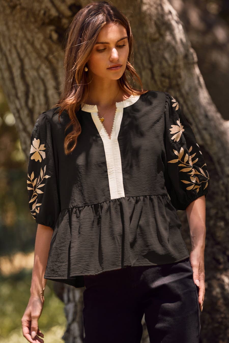 Floral Print Blouse