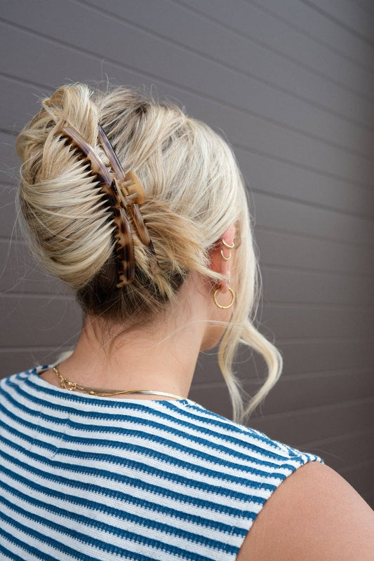 Kaxi Hair Clip I Light Tortoise