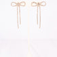 Brandy Bow Earrings - Gold