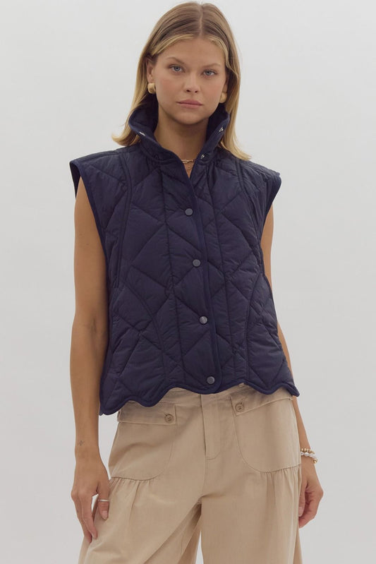 Quilted Puffer Vest