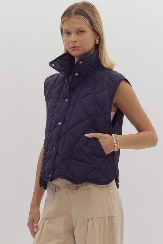 Quilted Puffer Vest