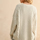 Coastal Cabin Cable Knit Pullover