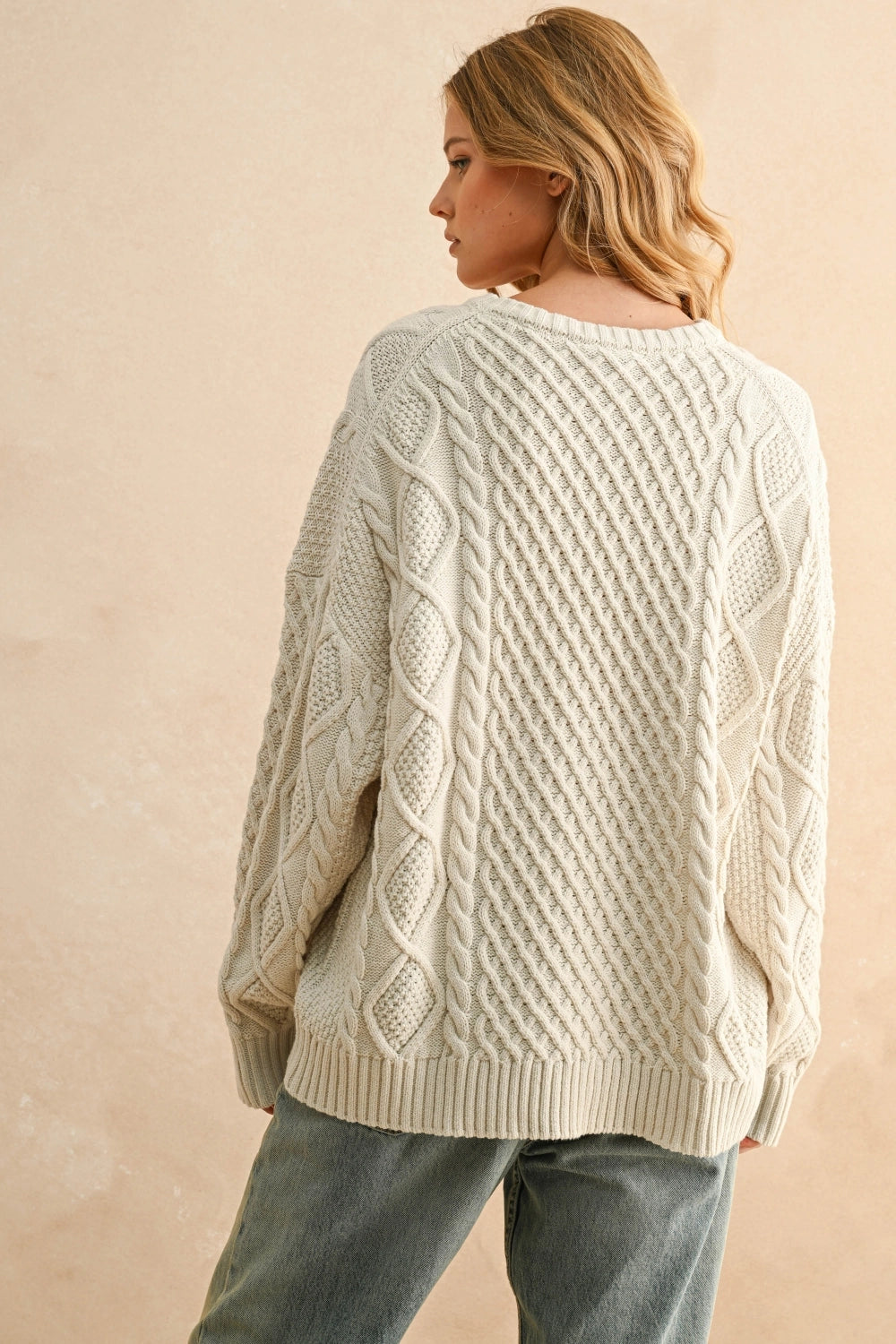 Coastal Cabin Cable Knit Pullover