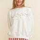 Bow Embroidered Crewneck
