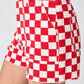 Red Checkered Shorts