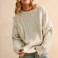 Coastal Cabin Cable Knit Pullover