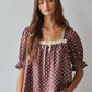 Sweetheart Polka Dot Top