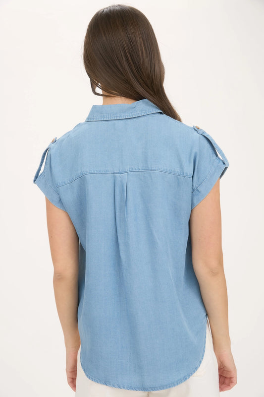 Chambray Button Up Shirt