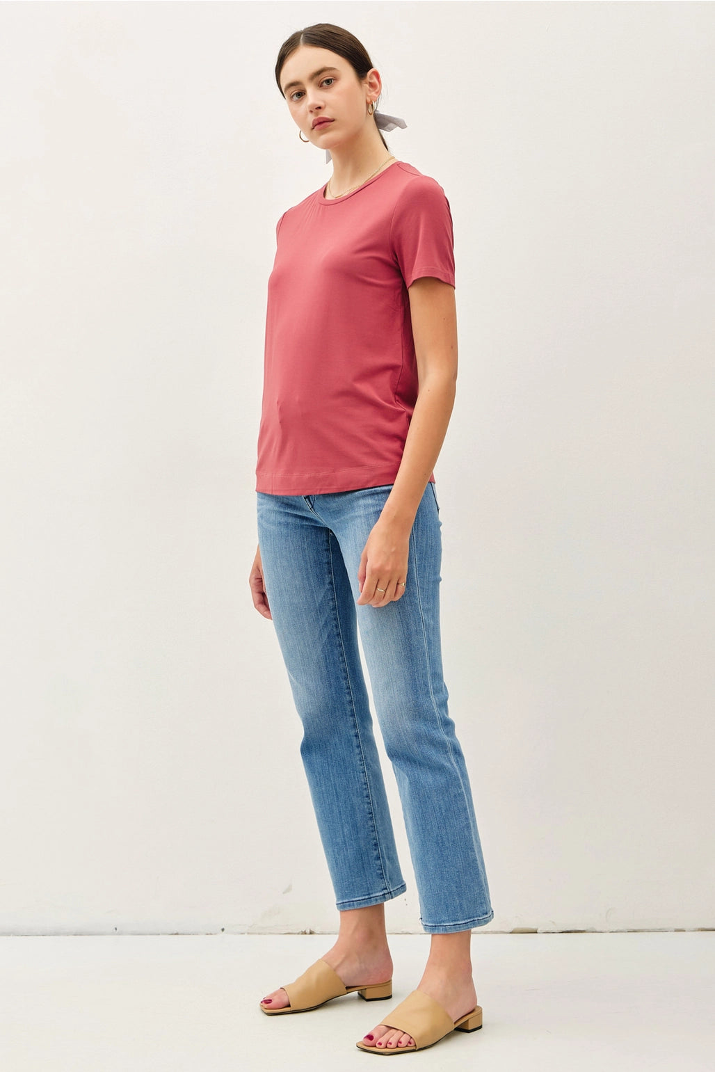 Poppy Bamboo/Modal Basic T-Shirt