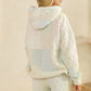 Floral Quilted Hoodie