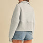 Easy Going Half Zip - Heather Grey