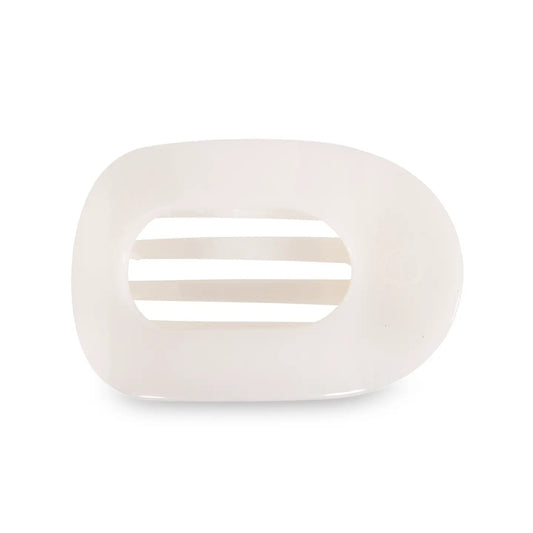 Flat Round Clip - Large/Coconut