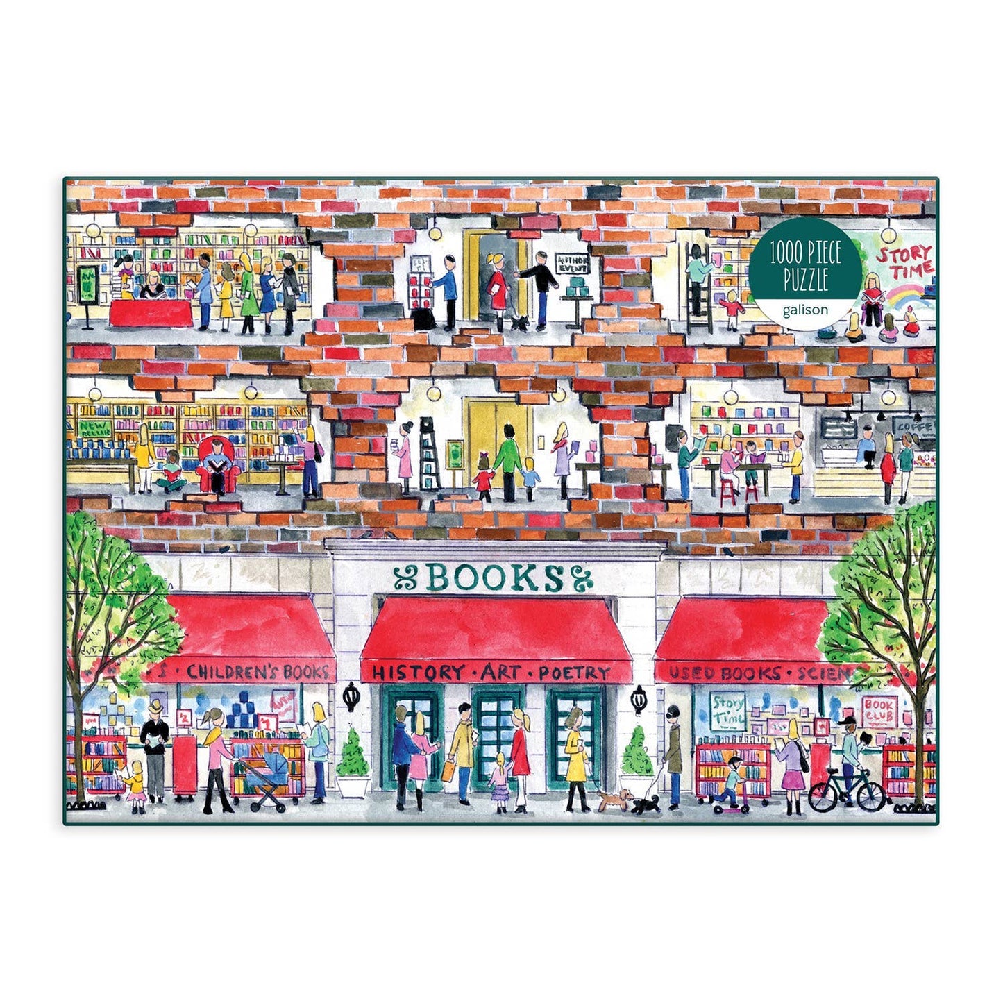 A Day at the Bookstore 1000 Piece Puzzle