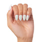 Moonlight Press-On Nails | Pearlescent White