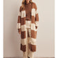 Striped Longline Knit Cardigan