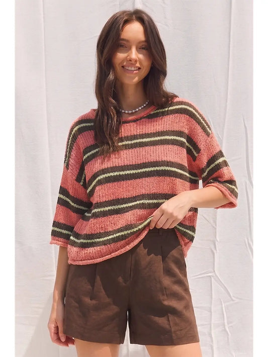 Autumn Stroll Stripe Knit