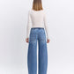 High Rise Wide Barrel Jeans