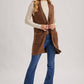 Teddy Knit Longline Vest