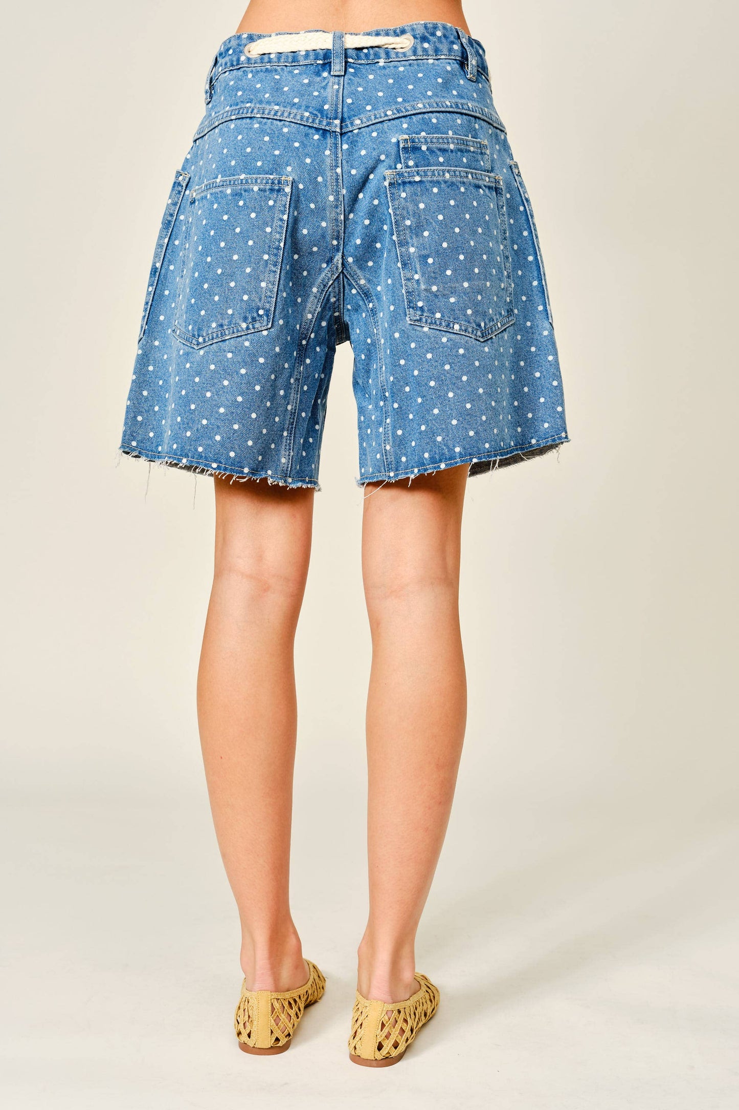 Polka Dot Barrel Shorts