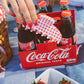 Gingham Claw Clip: Red