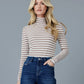 Essential Striped Turtleneck