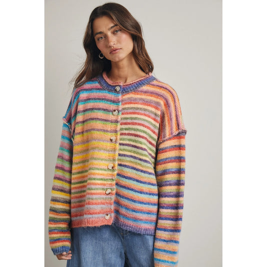 Sunset Stripe Cozy Knit