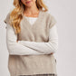 Oversized Knit Vest