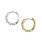Ellie Pearl Hoops || Silver