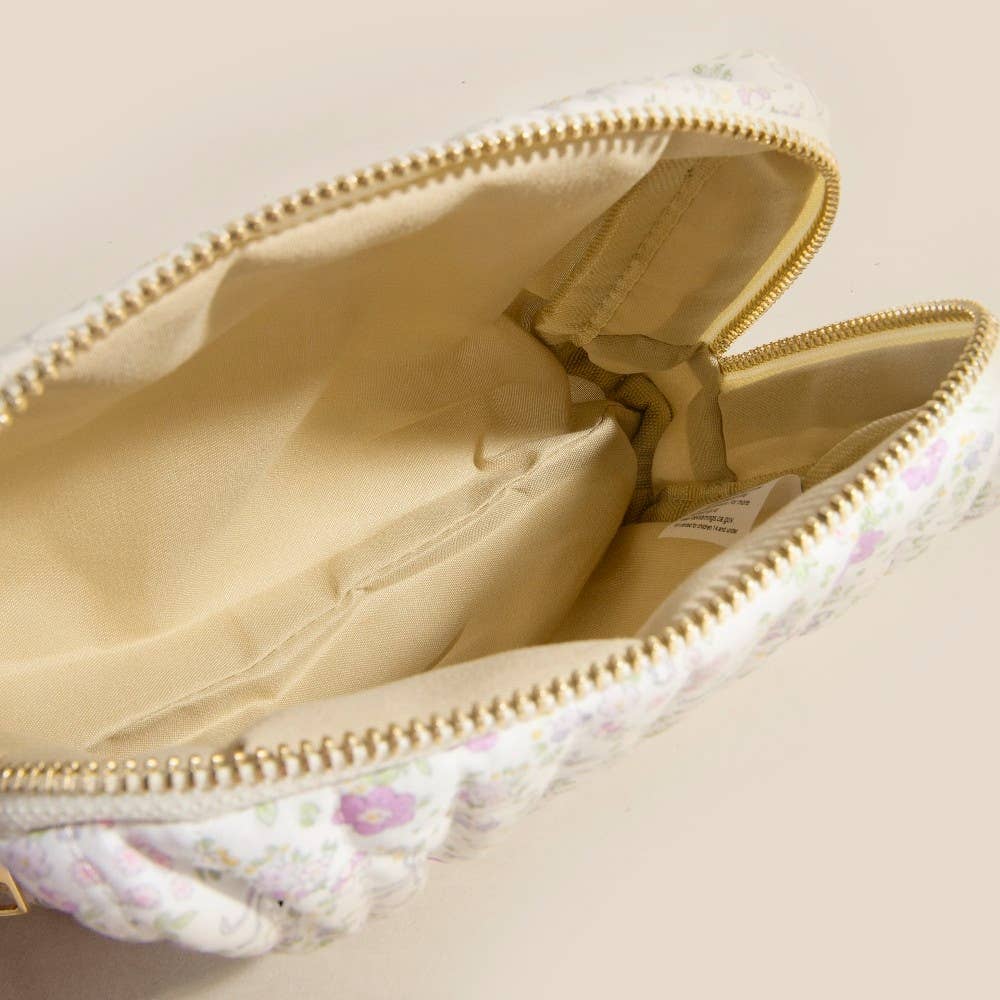 Floral Cosmetic Pouch