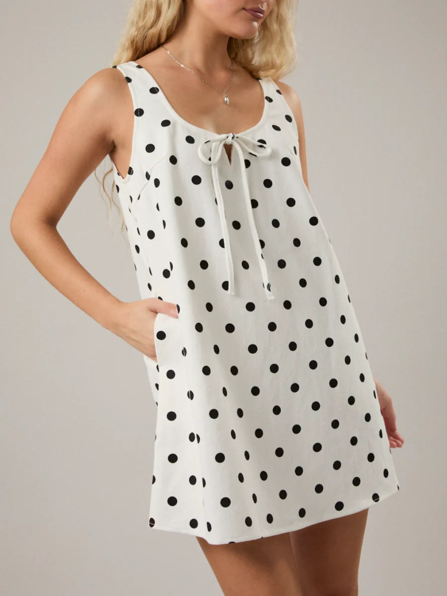 Polka Dot Mini Dress