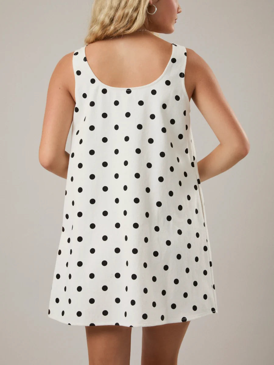 Polka Dot Mini Dress