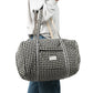 Gingham Weekender Duffle Bag