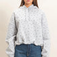 Star Print Bubble Hoodie