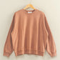 Chestnut Mineral Washed Crew