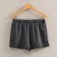 High Waisted Washed Shorts