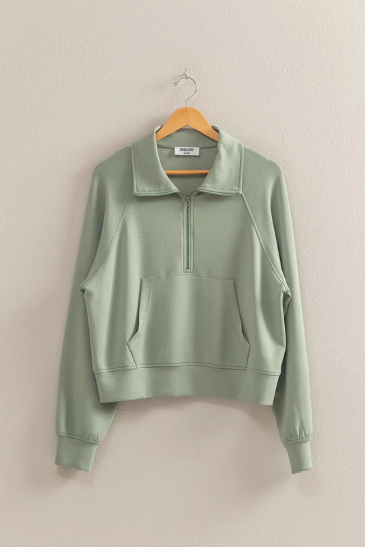 Half Zip Sweatshirt