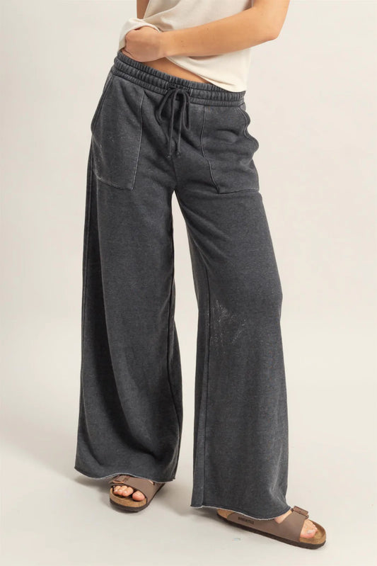 Wide Leg Drawstring Pants