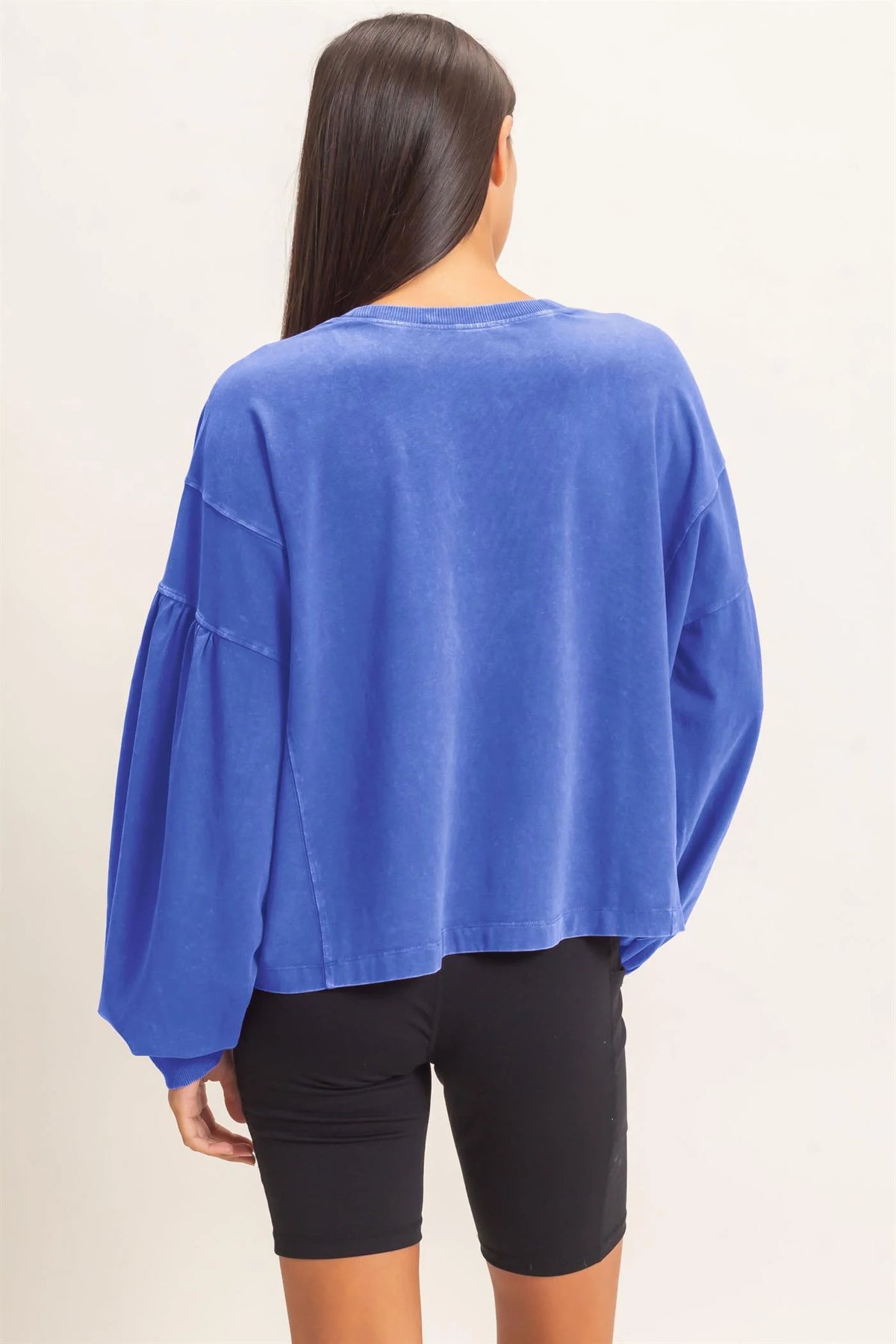 Washed Blue Sweatshirt