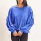 Washed Blue Sweatshirt