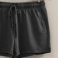 High Waisted Washed Shorts