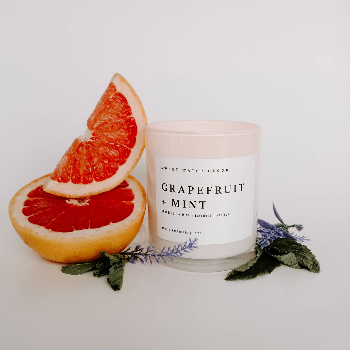 Grapefruit & Mint Soy Candle