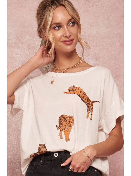 Tiger Vintage Graphic Tee